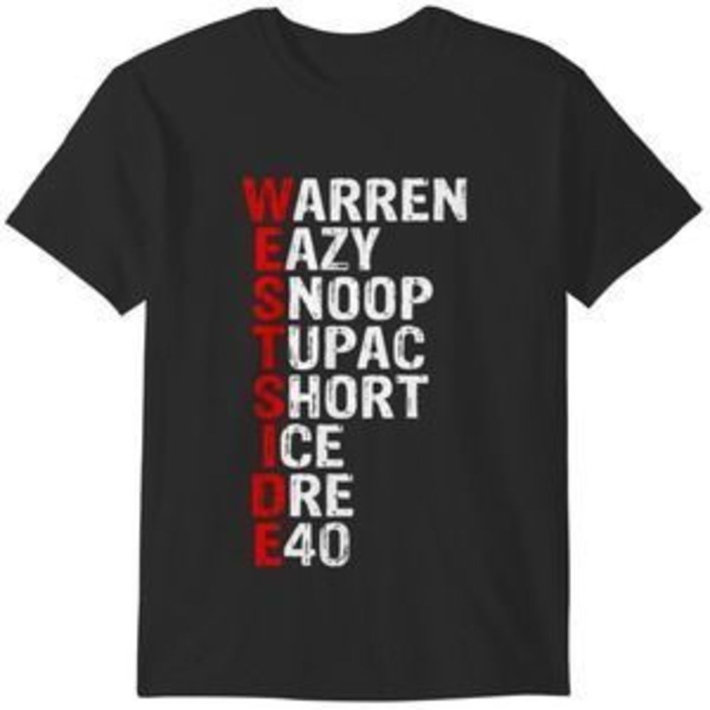 Westside Hip Hop Rap Music Legends T-Shirt